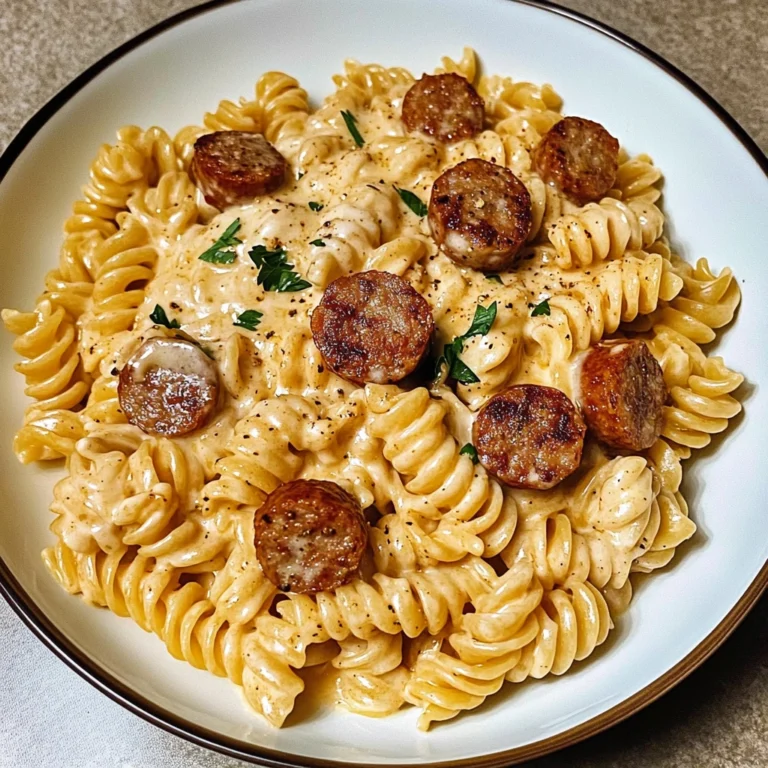 Cajun Smoked Sausage Alfredo Pasta 4 Servings Awesome Delicious