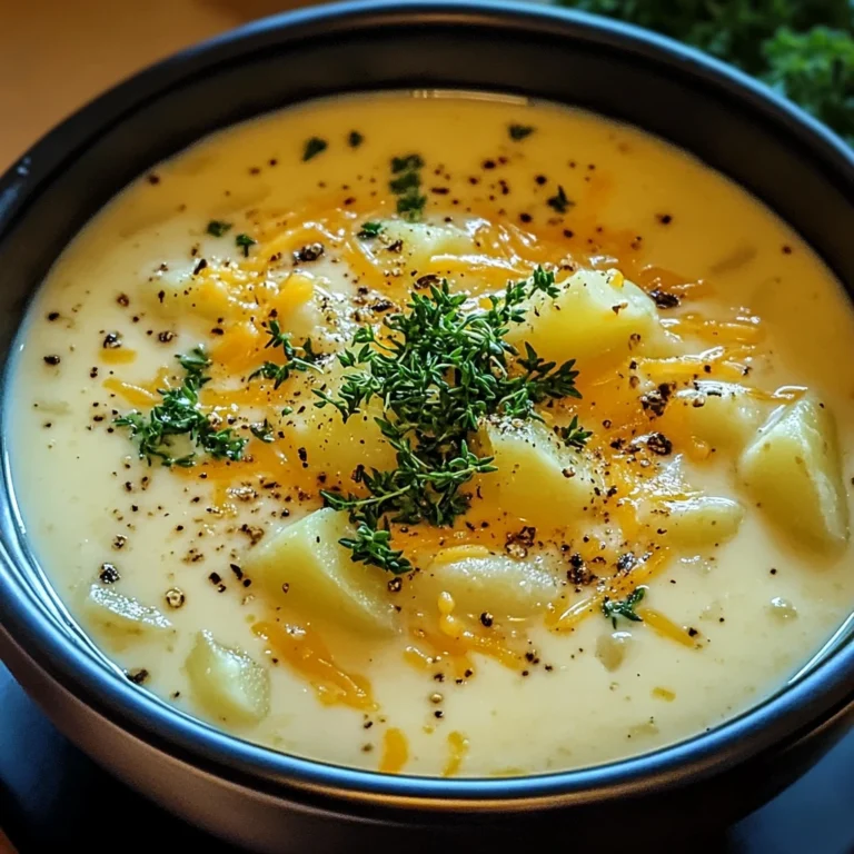 Cheddar Garlic Herb Potato Soup 30 Minutes Ultimate Delicious