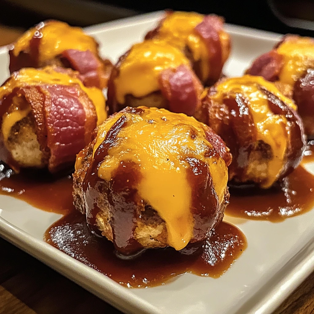 Cheddar-Stuffed BBQ Bacon Bombs 30 Minutes Ultimate Delicious