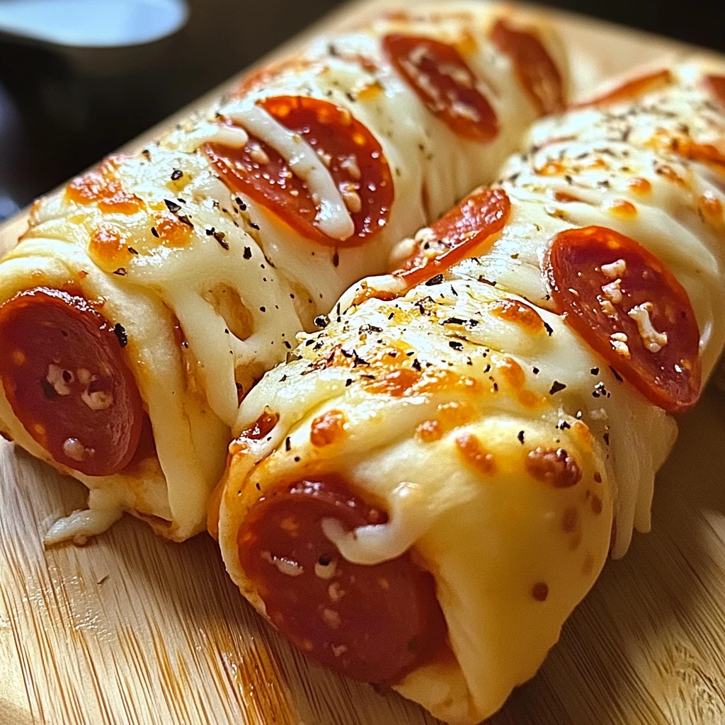 Cheesy Pepperoni Roll-Ups 4 Ingredients Supreme Delicious