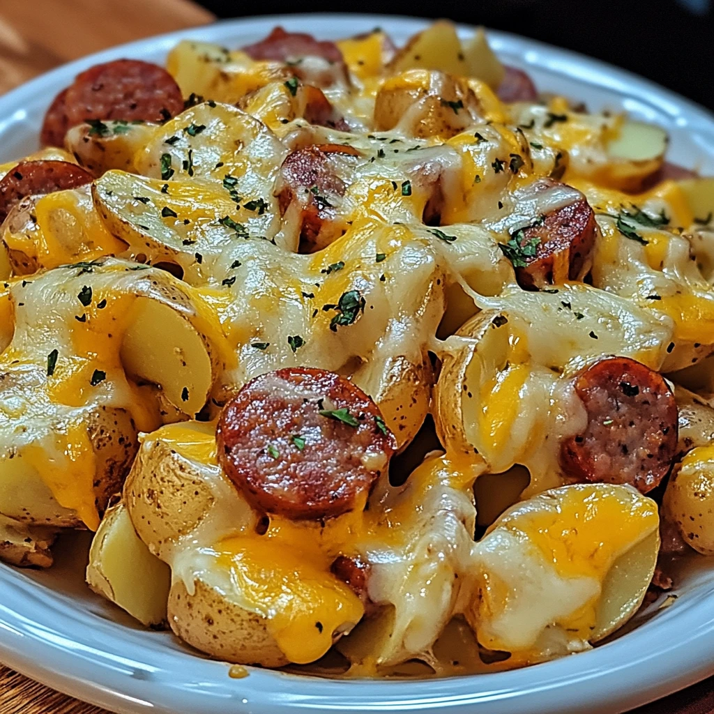 Cheesy Ranch Potatoes and Smoked Sausage 30 Minutes Ultimate Delicious