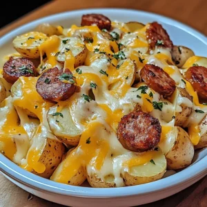 Cheesy Ranch Potatoes and Smoked Sausage 30 Minutes Ultimate Delicious
