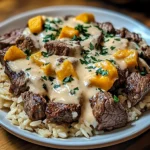 Cheesy Steak and Queso Rice 30 Minutes Ultimate Delicious