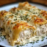 Chicken Alfredo Lasagna Rolls 4 Servings Ultimate Delicious