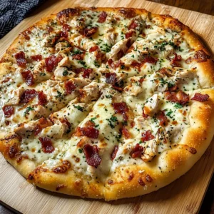 Chicken Bacon Ranch Pizza 30 Minutes Easy Delicious