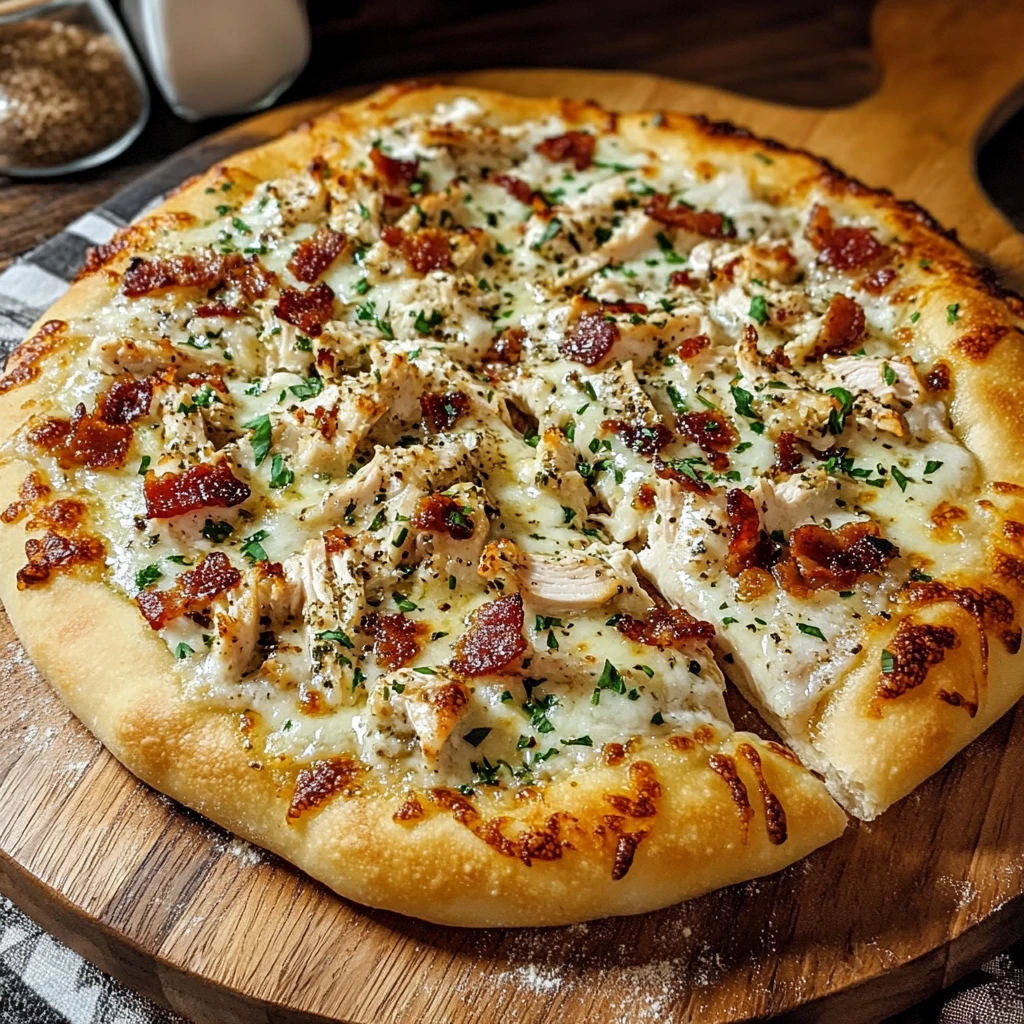 Chicken Bacon Ranch Pizza 30 Minutes Easy Delicious