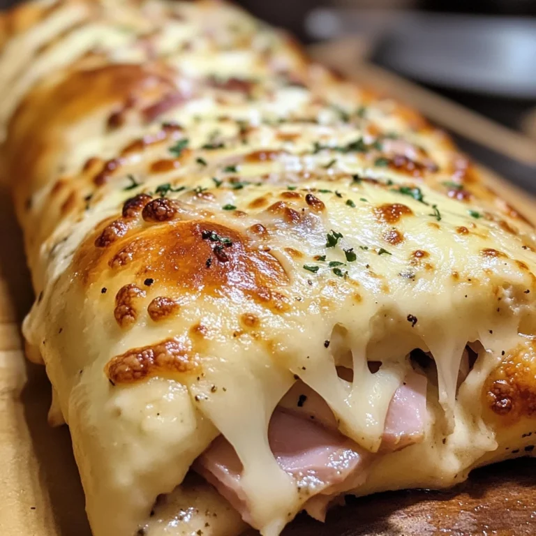 Chicken Cordon Bleu Stromboli 30 Minutes Easy Delicious