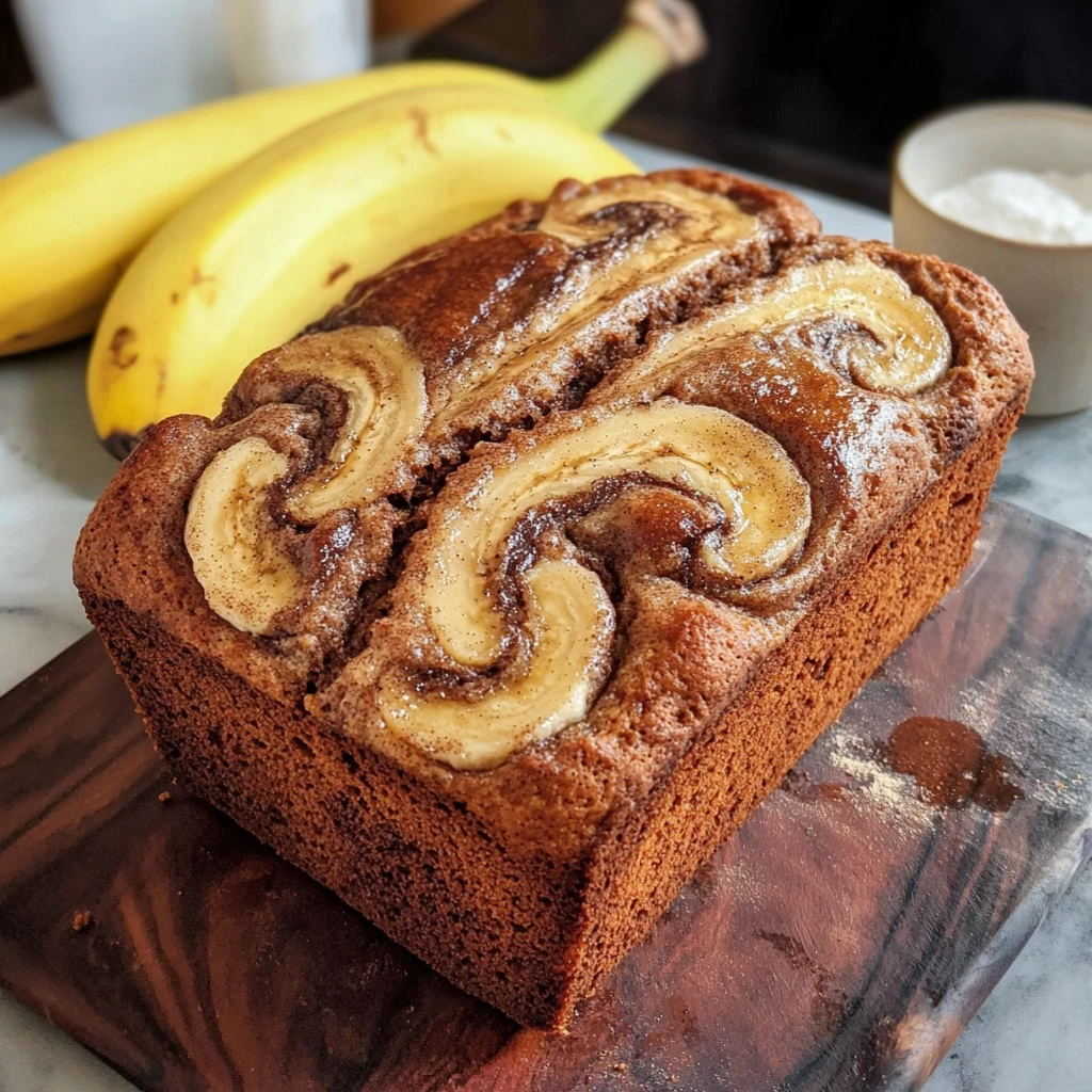 Cinnamon Swirl Banana Bread 7 Ingredients Ultimate Delicious