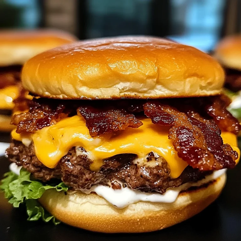 Crack Burgers 4 Servings Easy Delicious