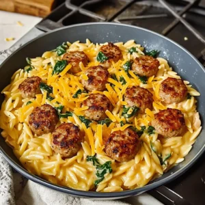 Creamy Chicken Sausage Orzo 30 Minutes Easy Delicious