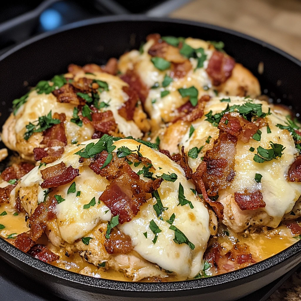 Crispy Bacon Chicken Parmesan Explosion Skillet 30 Minutes Ultimate Delicious
