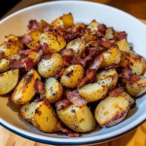 Crispy Bacon Honey Roasted Potatoes 35 Minutes Perfect Delicious