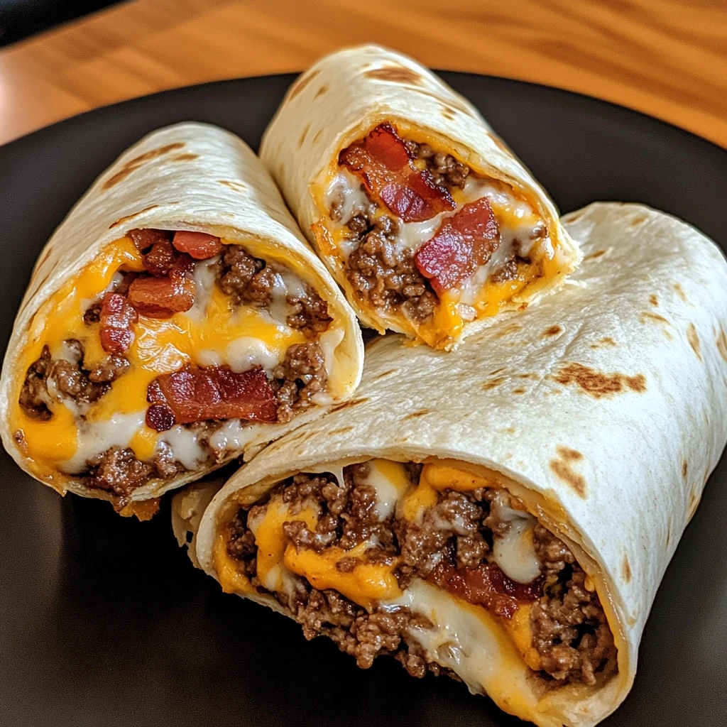 Crispy Bacon Ranch Cheeseburger Loaded Wrap Bombs 30 Minutes Ultimate Delicious