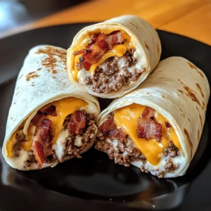 Crispy Bacon Ranch Cheeseburger Loaded Wrap Bombs 30 Minutes Ultimate Delicious