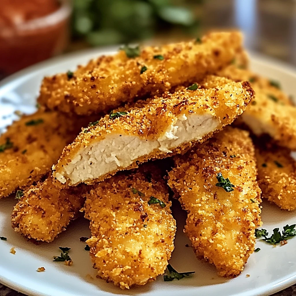 Crispy Parmesan Chicken Tenders 25 Minutes Awesome Delicious