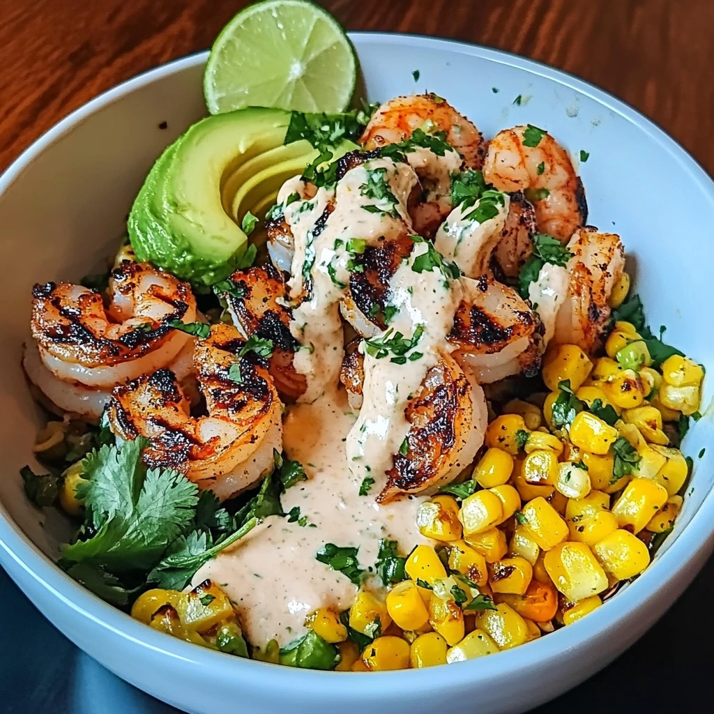 Grilled Shrimp Bowl 4 Servings Easy Delicious