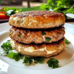 Ground Turkey Burger 4 Servings Ultimate Delicious