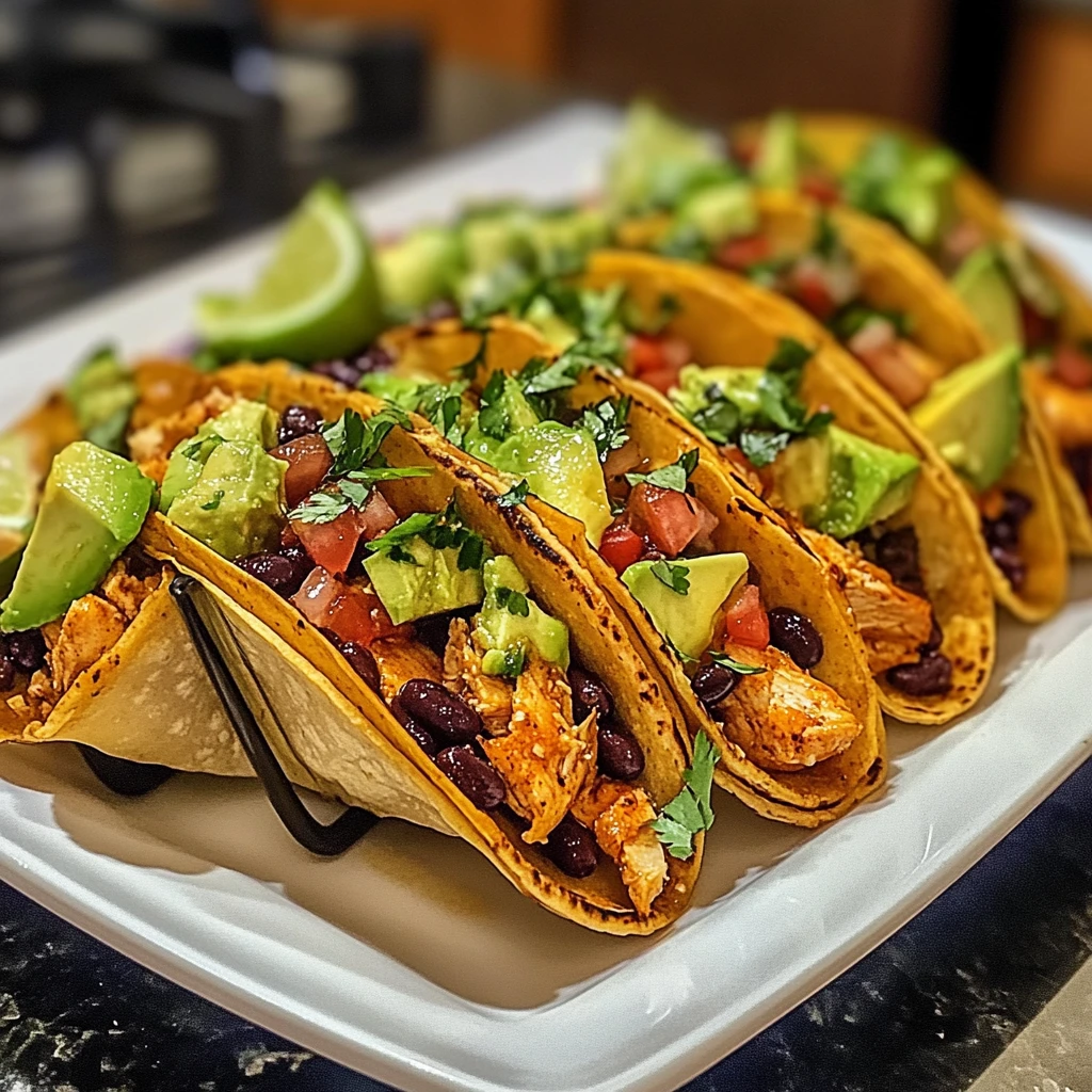 Honey Lime Chicken & Avocado Nacho Wonton Tacos - 30 Minutes Easy Delicious