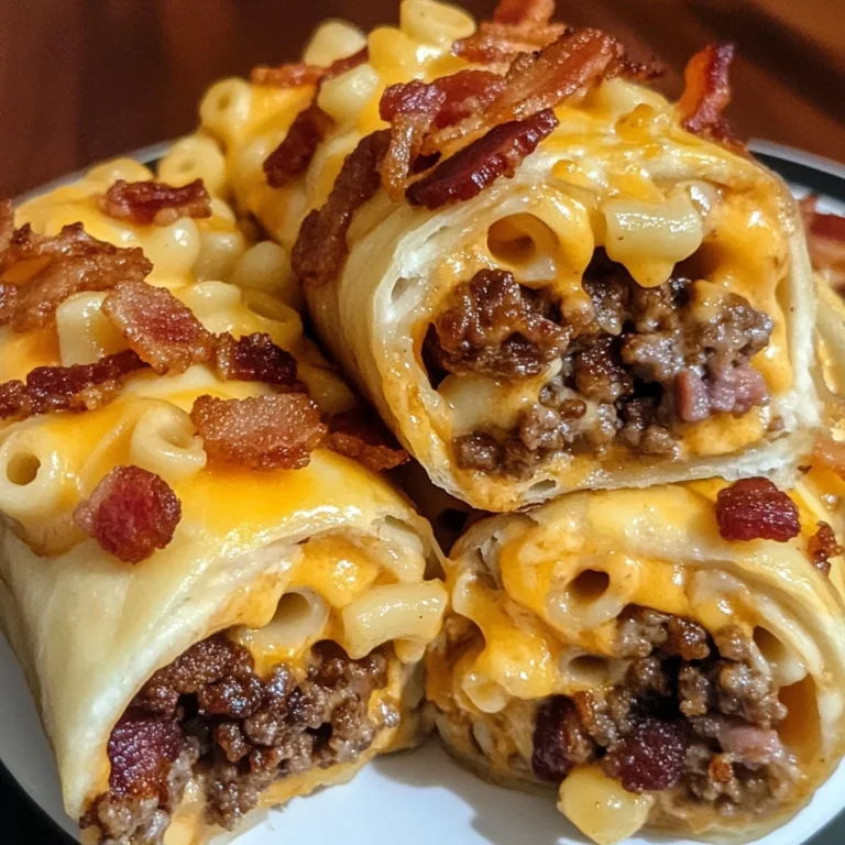 Mac and Cheese Bacon Rolls 4 Servings Ultimate Delicious