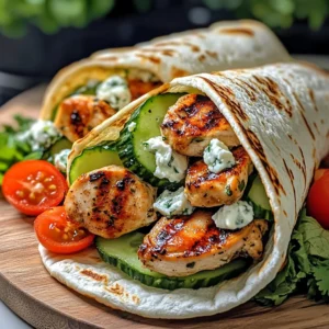 Mediterranean Chicken Gyros 4 Servings Ultimate Delicious