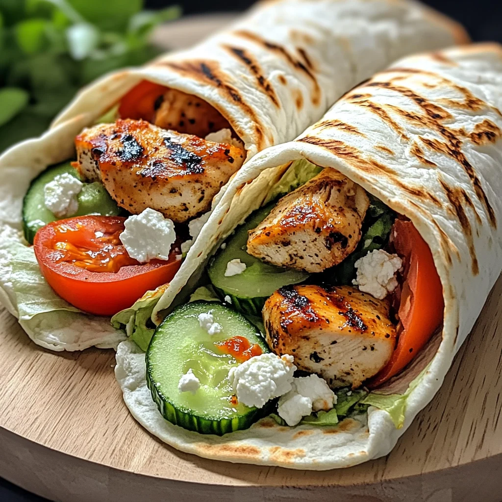 Mediterranean Chicken Gyros 4 Servings Ultimate Delicious