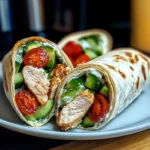 Mediterranean Chicken Wraps 4 Servings Perfectly Delicious