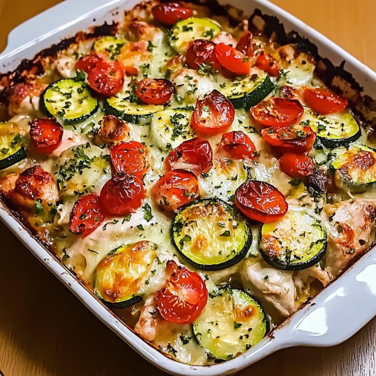 Mediterranean Chicken Zucchini Bake 30 Minutes Easy Delicious