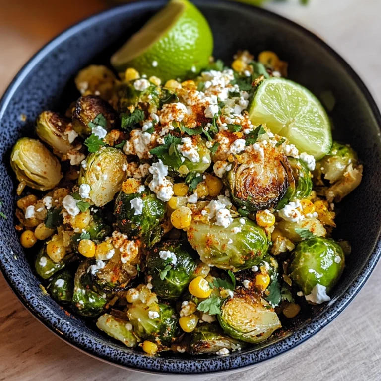 Mexican Street Corn Brussels Sprouts 30 Minutes Perfect Delicious