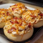 Monster Bacon Buffalo Chicken Loaded Pizza Bombs 30 Minutes Awesome Delicious
