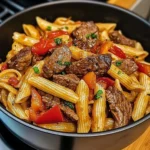 One-Pot Zesty Steak Pasta 30 Minutes Easy Delicious