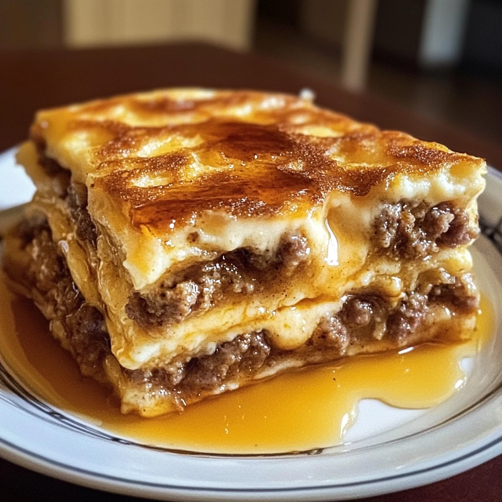 Pancake Sausage Casserole 4 Servings Ultimate Delicious