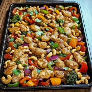 Sheet Pan Cashew Chicken 30 Minutes Easy Delicious