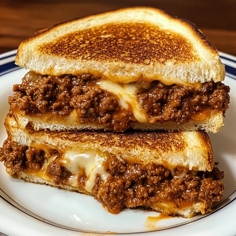 Sloppy Joe Grilled Cheese 5 Steps Ultimate Delicious