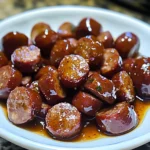 Slow Cooker Honey Mustard Kielbasa Bites 4 Servings Easy Delicious