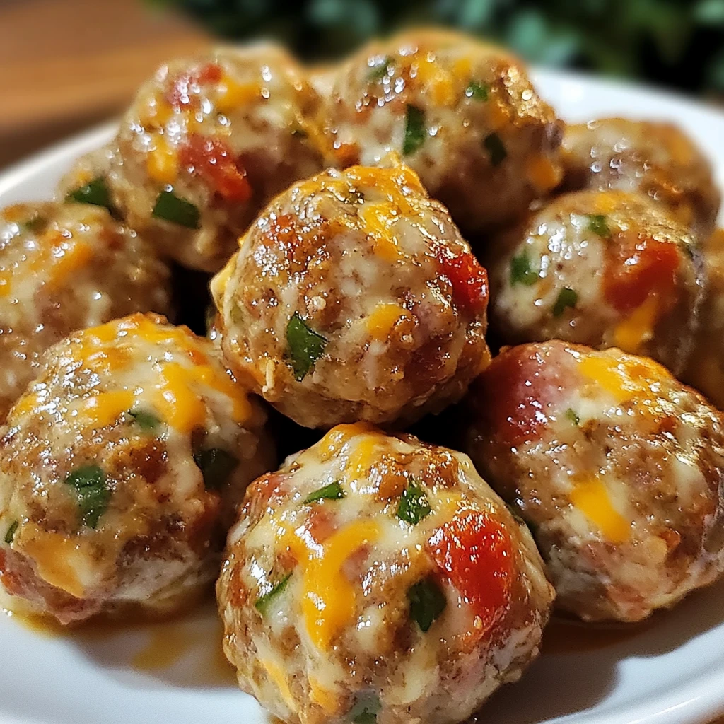 Spicy Rotel Cream Cheese Sausage Balls 20 Minutes Ultimate Delicious