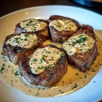 Steak with Haunted Bourbon Garlic Cream Sauce 4 Servings Ultimate Delicious