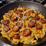 Sticky Honey Garlic Sausage Pasta Skillet 30 Minutes Quick Delicious