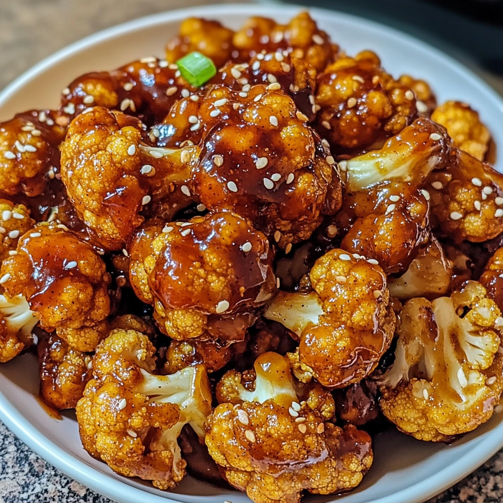 Sweet and Spicy Baked Cauliflower 30 Minutes Ultimate Delicious