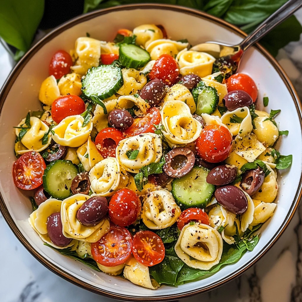 Tortellini Pasta Salad 7 Ingredients Ultimate Delicious