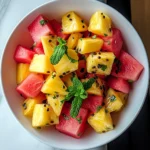Watermelon Pineapple Salad 5 Steps Easy Delicious