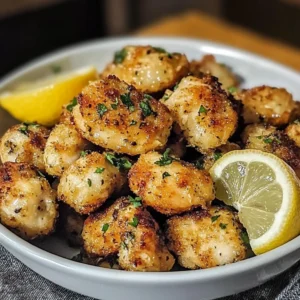 Air Fryer Lemon Chicken Bites 10 Minutes Easy Delicious