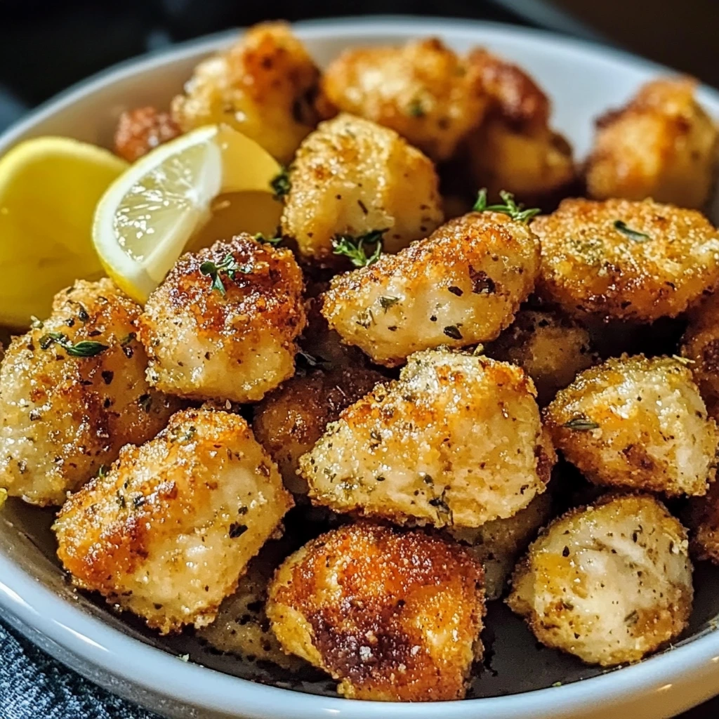 Air Fryer Lemon Chicken Bites 10 Minutes Easy Delicious