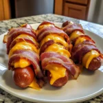 BBQ Bacon Wrapped Cheddar Hot Dog Delights 30 Minutes Ultimate Delicious