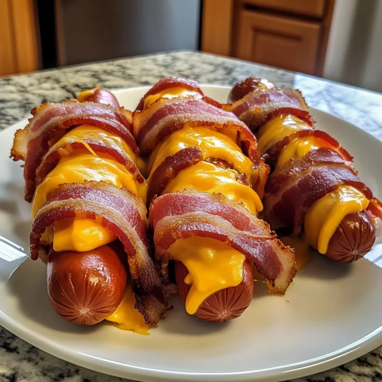 BBQ Bacon Wrapped Cheddar Hot Dog Delights 30 Minutes Ultimate Delicious