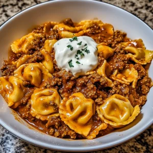 Cheesy Beef Enchilada Tortellini 30 Minutes Easy Delicious