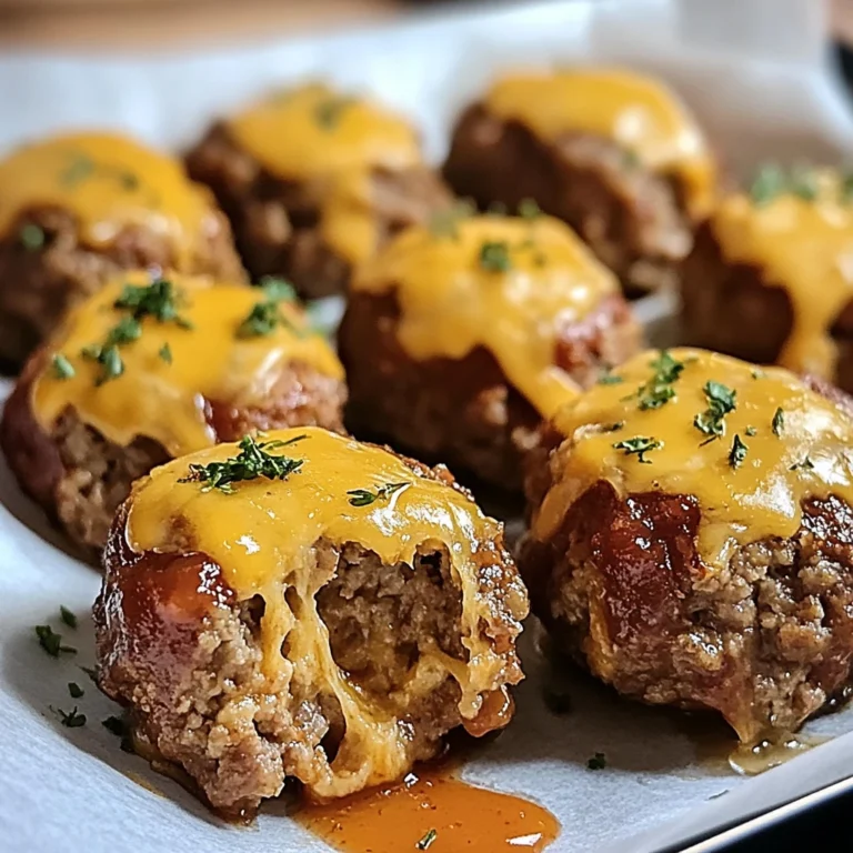 Cheesy Stuffed Meatloaf Bites 20 Minutes Easy Delicious