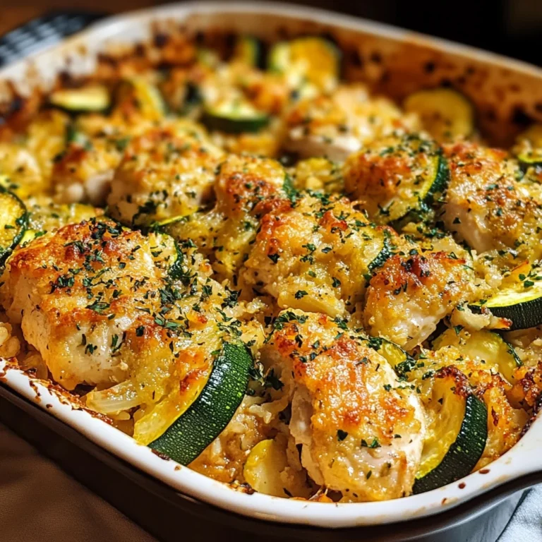 Chicken Zucchini Bake 5 Steps Easy Delicious