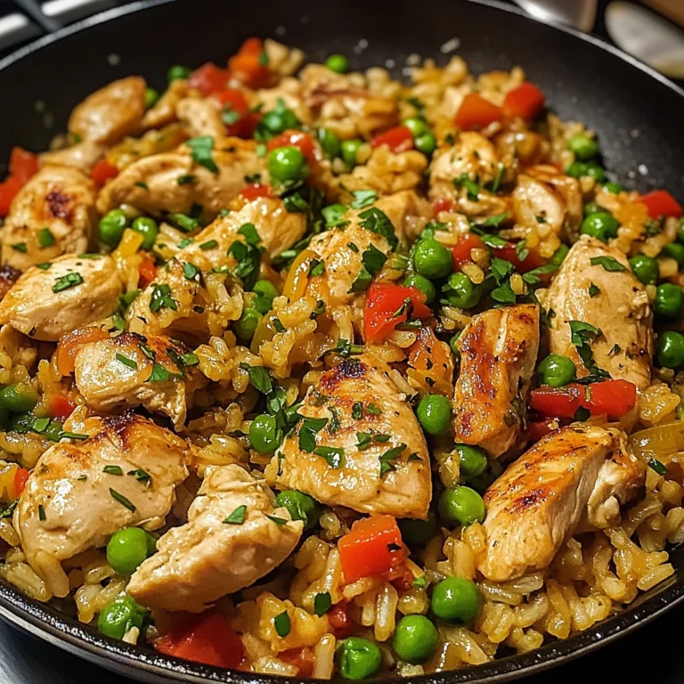 Chicken and Rice Skillet 30 Minutes Easy Delicious