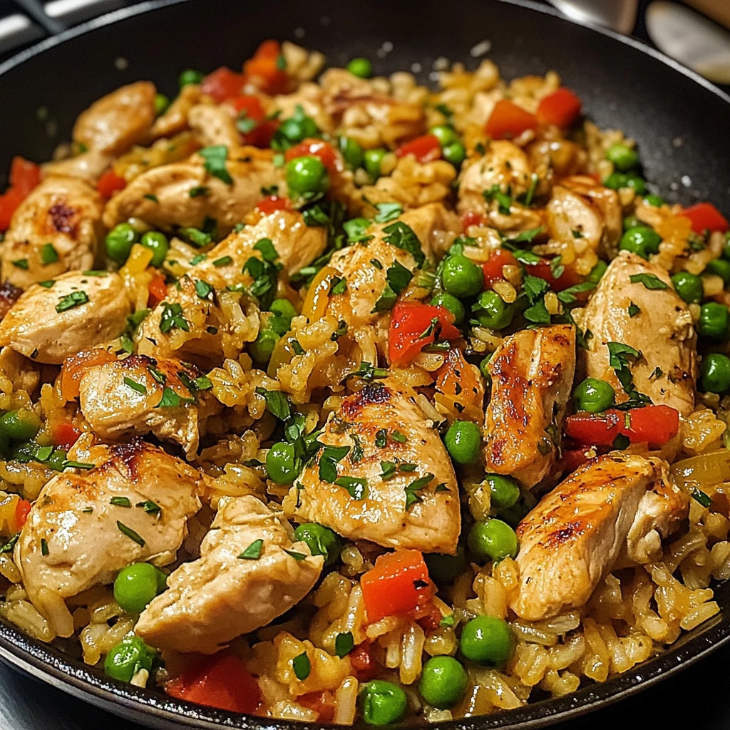Chicken and Rice Skillet 30 Minutes Easy Delicious