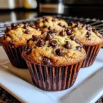 Chocolate Chip Banana Muffins 10 Ingredients Amazing
